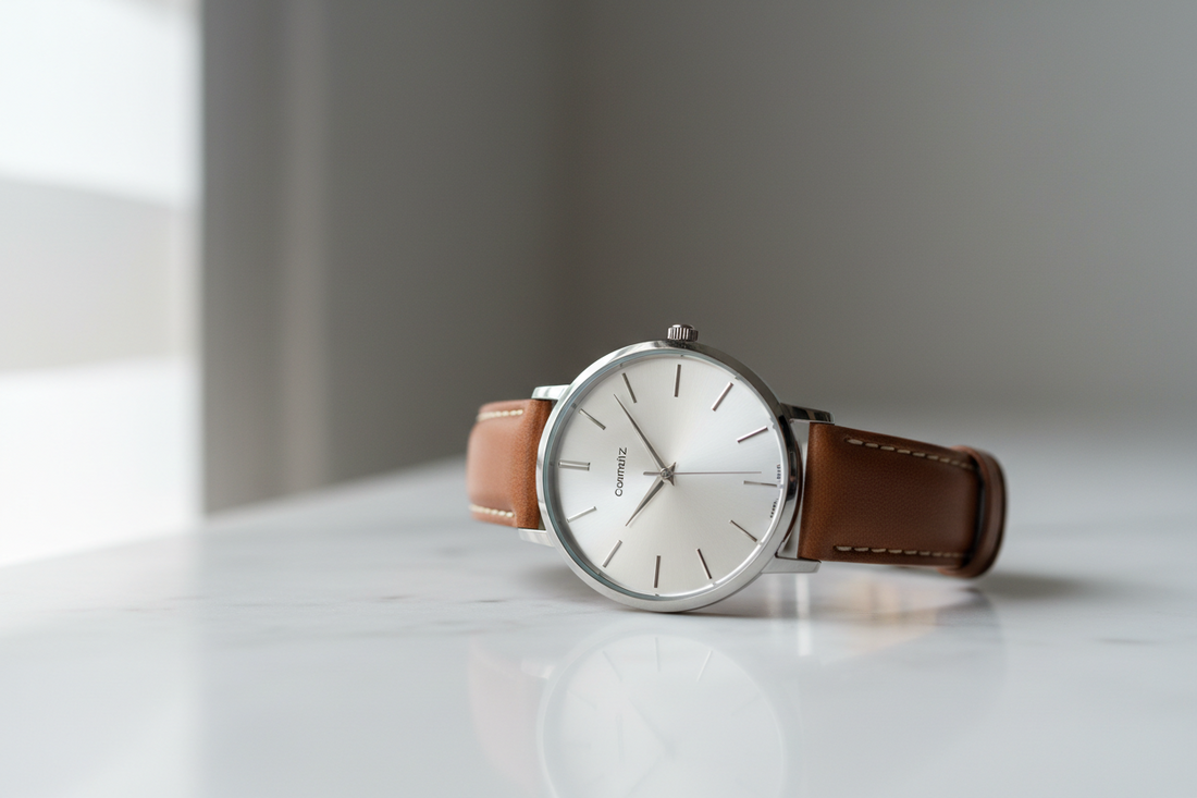 classic quartz movement fashion wrist watch for daily wearing