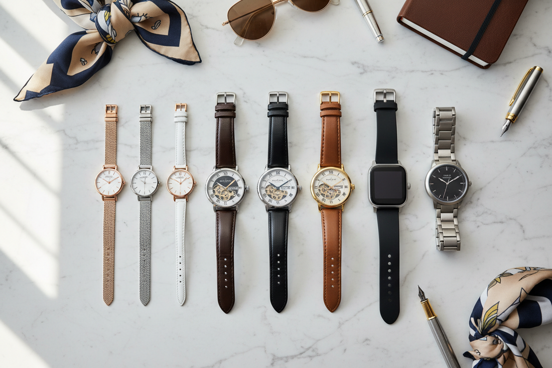 fashion wristwatch collection for men women and digital watches