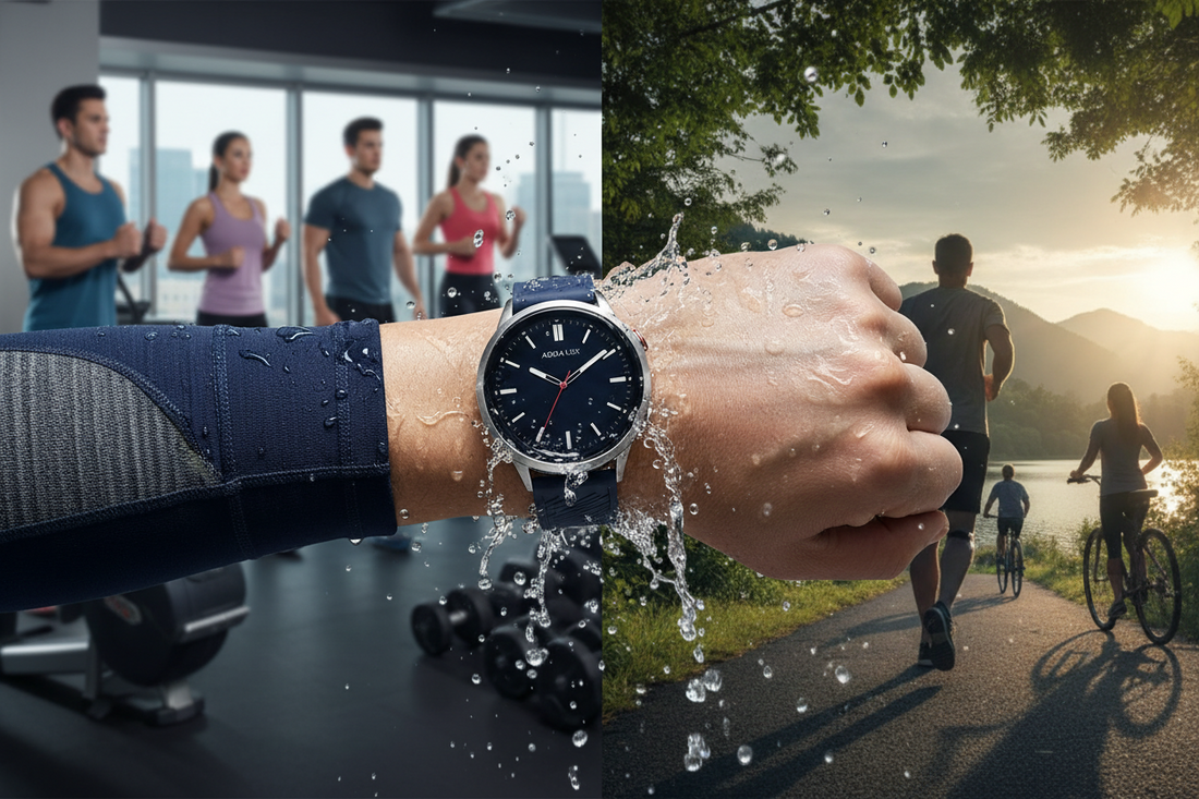 IP68 waterproof smart watch sports sweatproof daily usage guide for men women