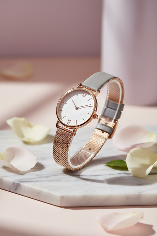 slim delicate elegant women quartz watch for daily dating and office wear