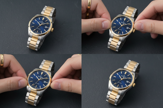 step by step guide to correctly adjust watch time and date for quartz watch